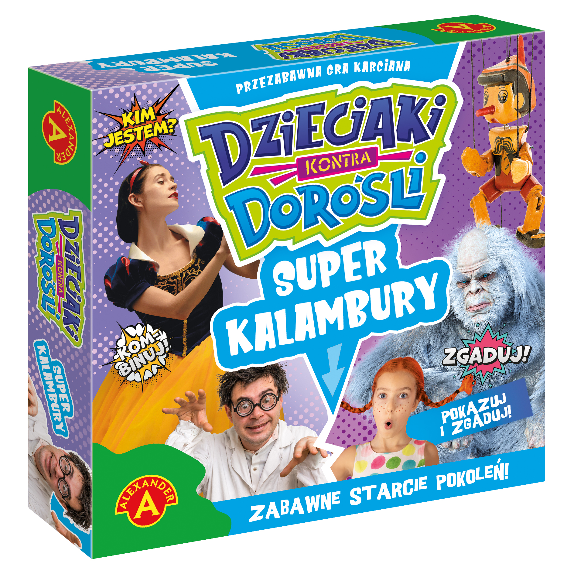 Dzieciaki kontra Dorośli. Super kalambury - gra planszowa