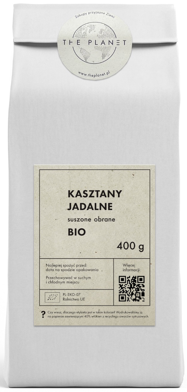 The Planet Kasztany jadalne suszone 400 g Bio - żywność