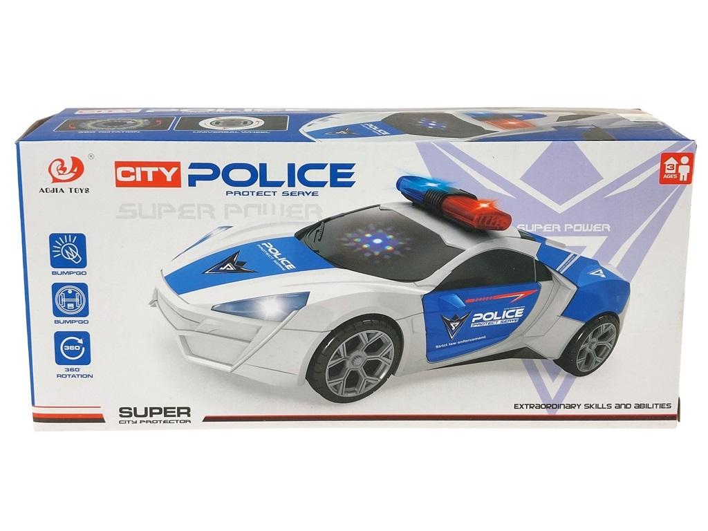 Auto policyjne ze światłem i dźwiękiem Adar - model lub pojazd