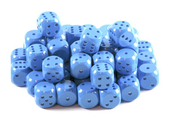 Kostka do gry standard - niebieska Plastic Polska - gra