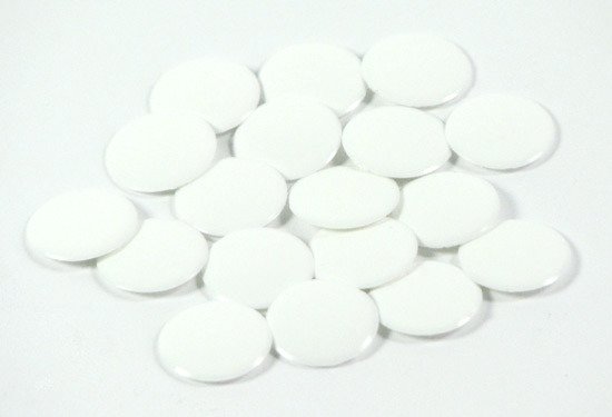 Żetony Małe (pchełki) - białe Plastic Polska - gra