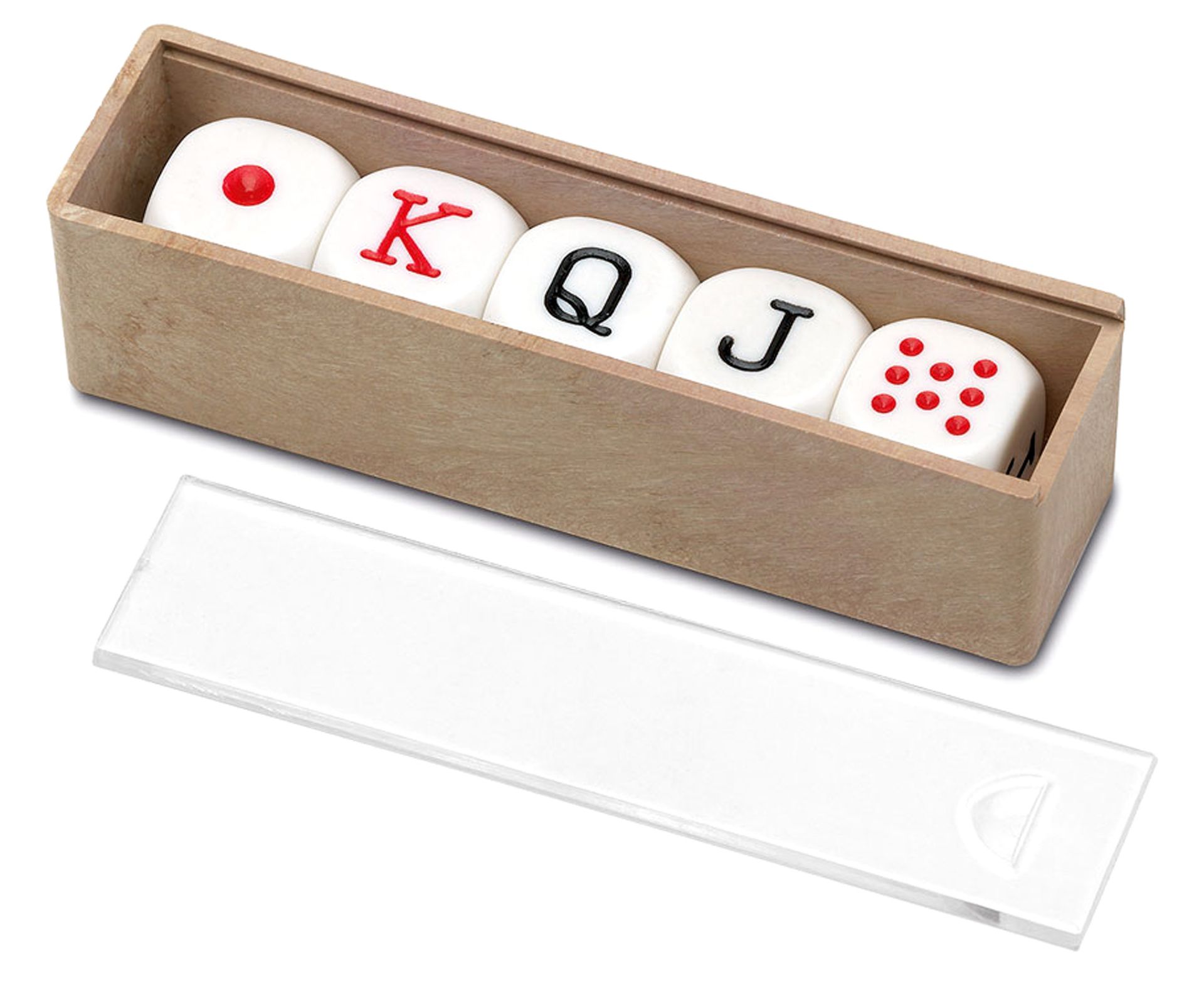 Kości pokerowe w pudełku (075) Cayro - gra