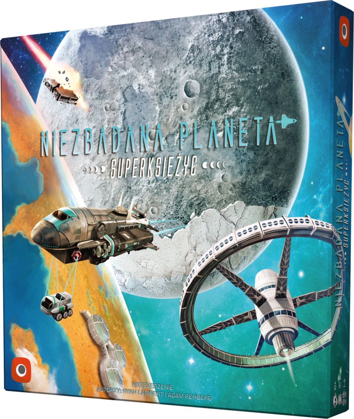 Niezbadana Planeta: Superksiężyc Portal Games - Adam Rehberg, Ryan Lambert - gra