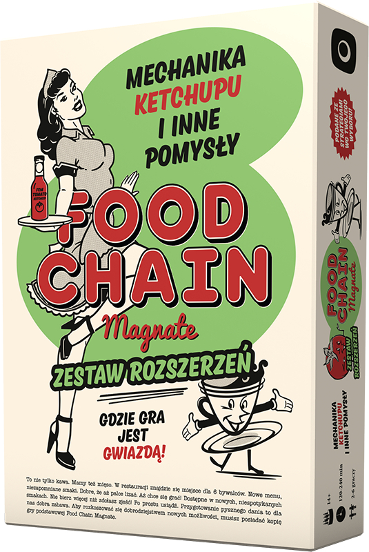 Food Chain Magnate: Mechanika Ketchupu i Inne Pomysły. Zestaw rozszerzeń Portal Games - gra
