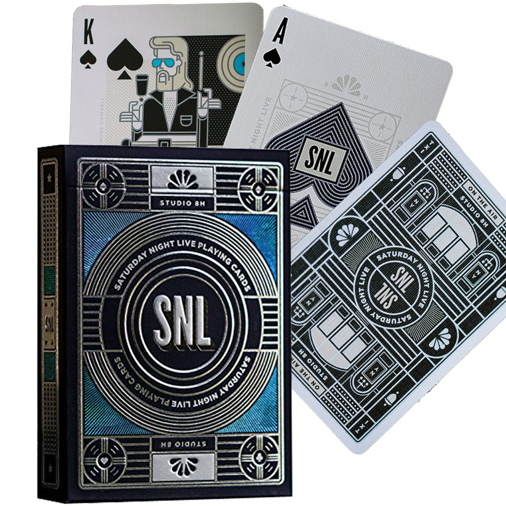 Snl Saturday Night Live, karty do gry, białe Theory11 - gra