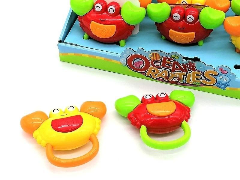 Krab muzyczny ze światłem (12szt) Adar - zabawka