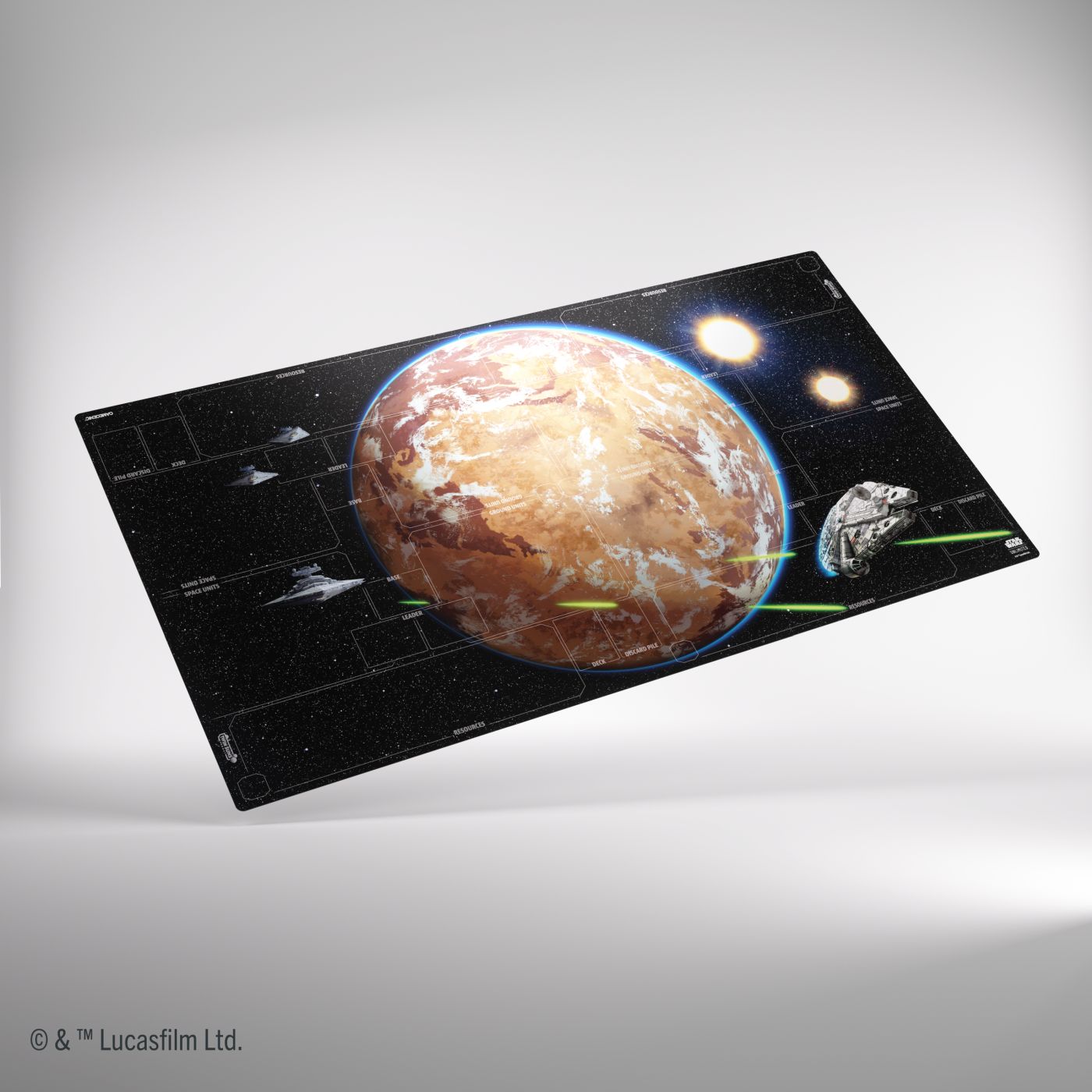 Gamegenic: Star Wars Unlimited Card Game - Twin Suns - Battle Zone Game Mat - gra