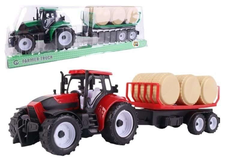 Traktor z przyczepą i belami mix Pro Kids - model lub pojazd