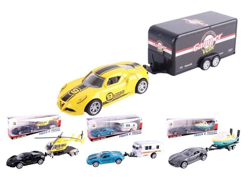 Samochód z przyczepą mix Pro Kids - model lub pojazd