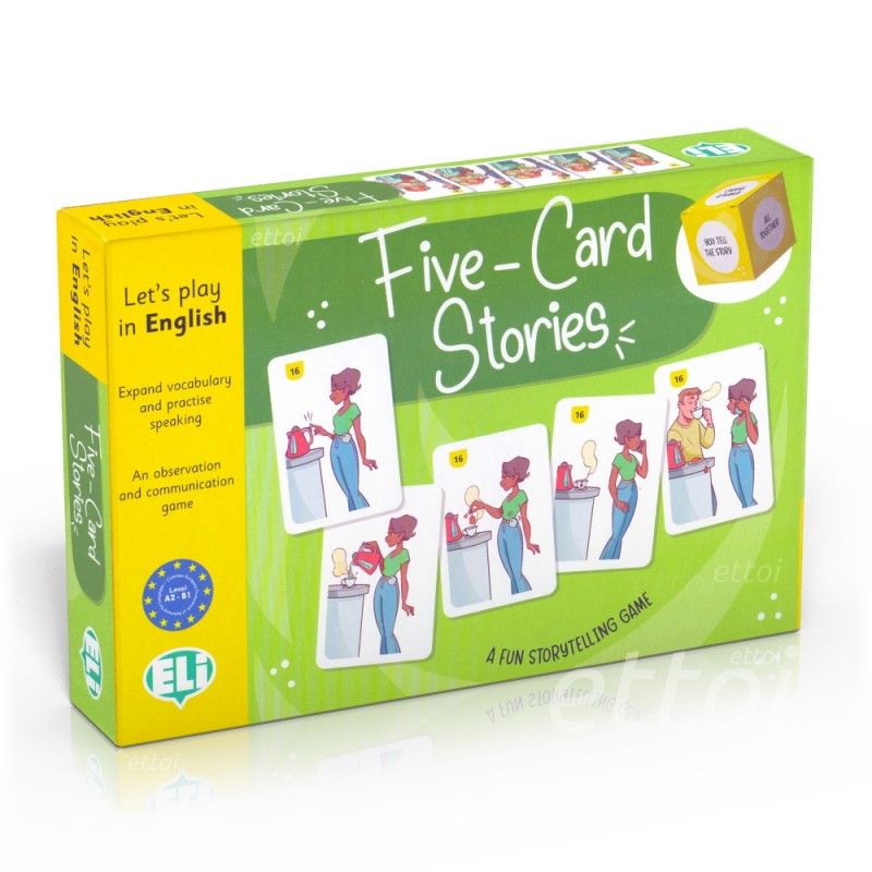 Five-card Stories. Gra językowa A2-B1 - gra