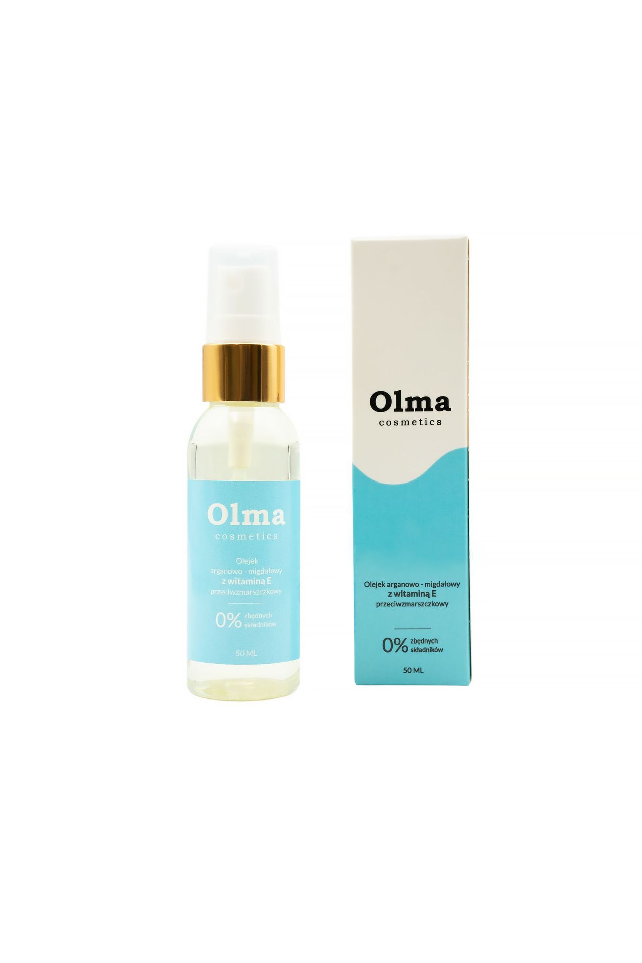 Olma Pharm Olejek arganowo-migdałowy z witaminą E - Przeciwzmarszczkowy 50 ml - olej kosmetyczny