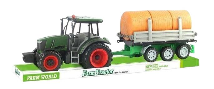 Traktor z przyczepą i belkami słomy Toys Paweł Wojda - model lub pojazd