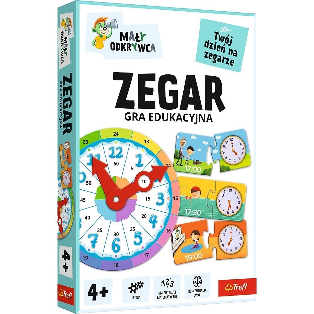Mały odkrywca - Zegar Trefl - gra