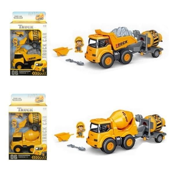 Maszyna budowlana z napędem i przyczepą mix Swede - model lub pojazd