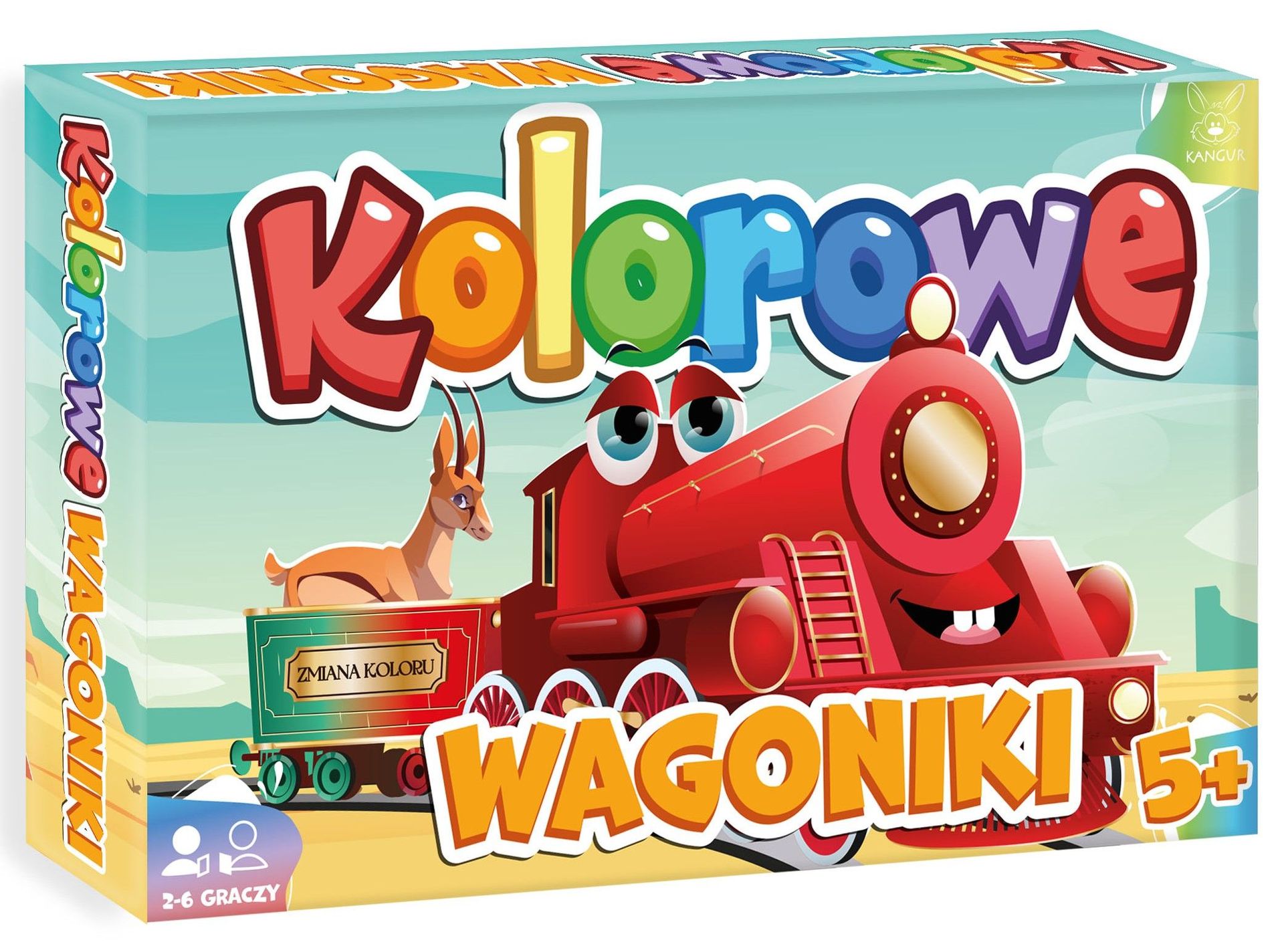 Kolorowe Wagoniki Kangur - gra