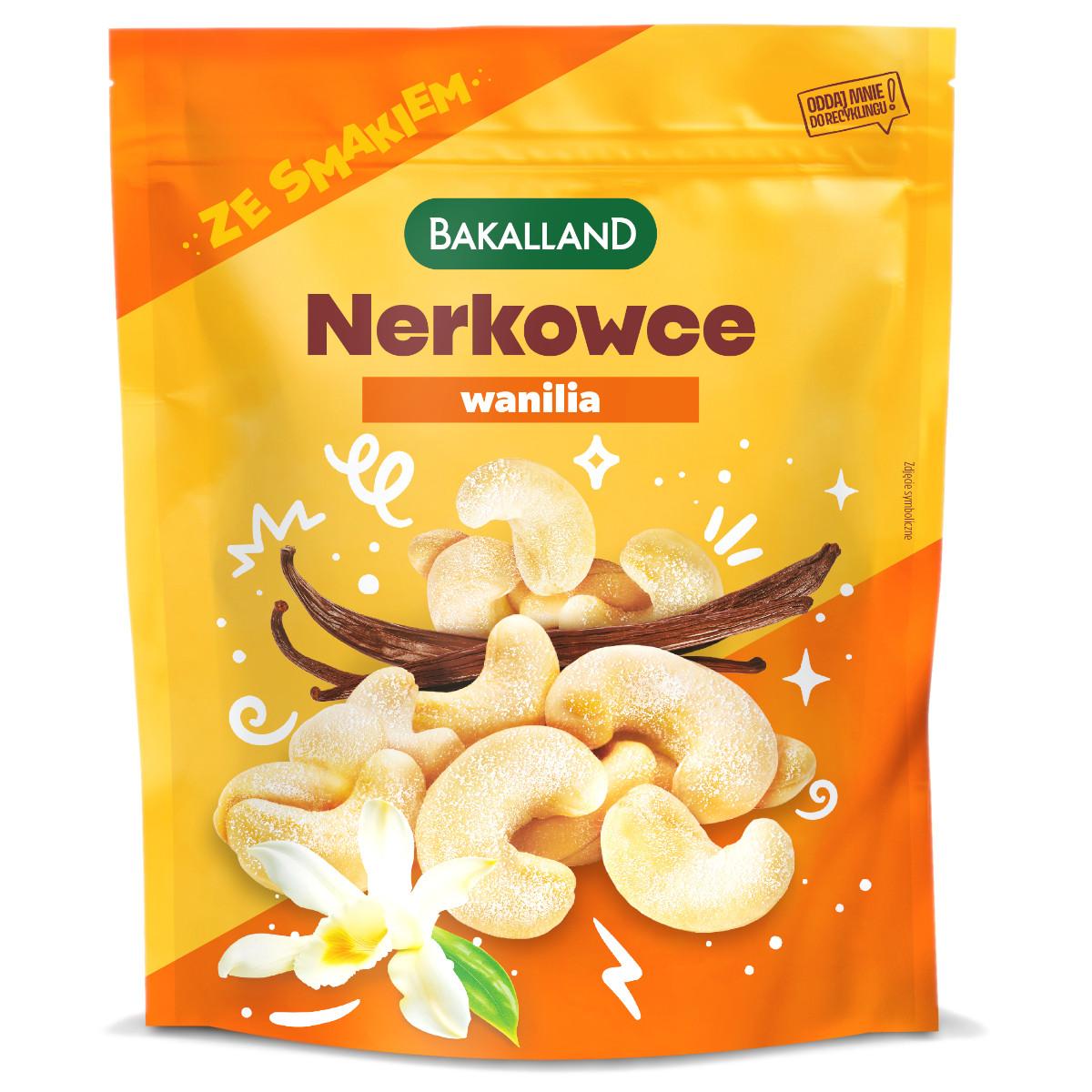 Bakalland Orzechy nerkowca prażone Wanilia 170 g - żywność