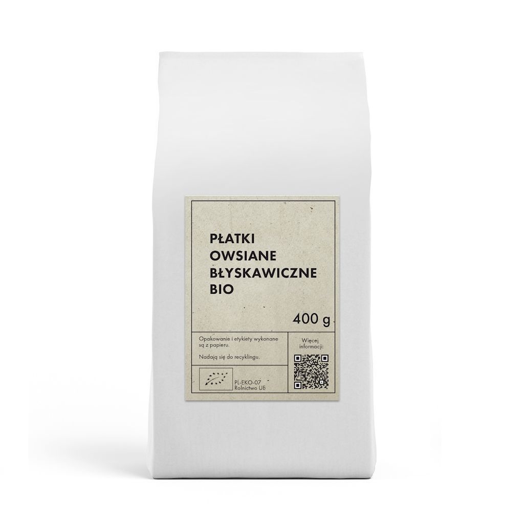 The Planet Płatki owsiane błyskawiczne 400 g Bio