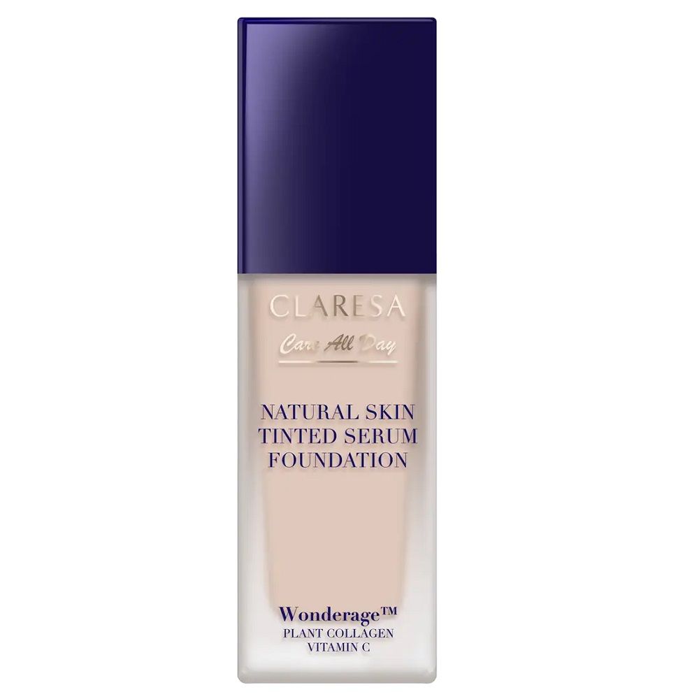 Claresa Natural Skin Tinted Serum Foundation podkład-serum z naturalnym wykończeniem 0n Fair Neutral 32 ml - Podkład lub puder