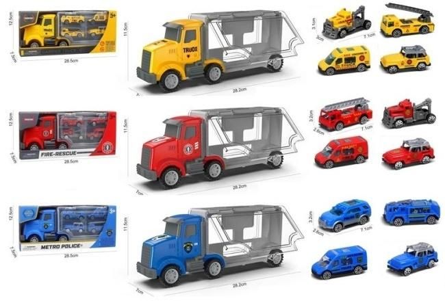 Laweta z autkami Mix Merkpol - zabawka