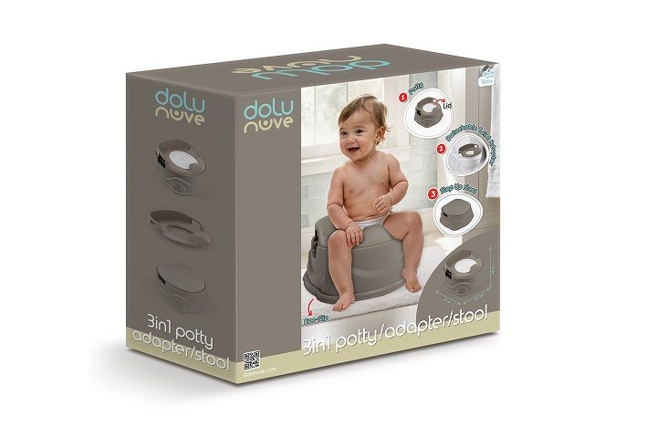 Dolu nocnik 3w1 szary