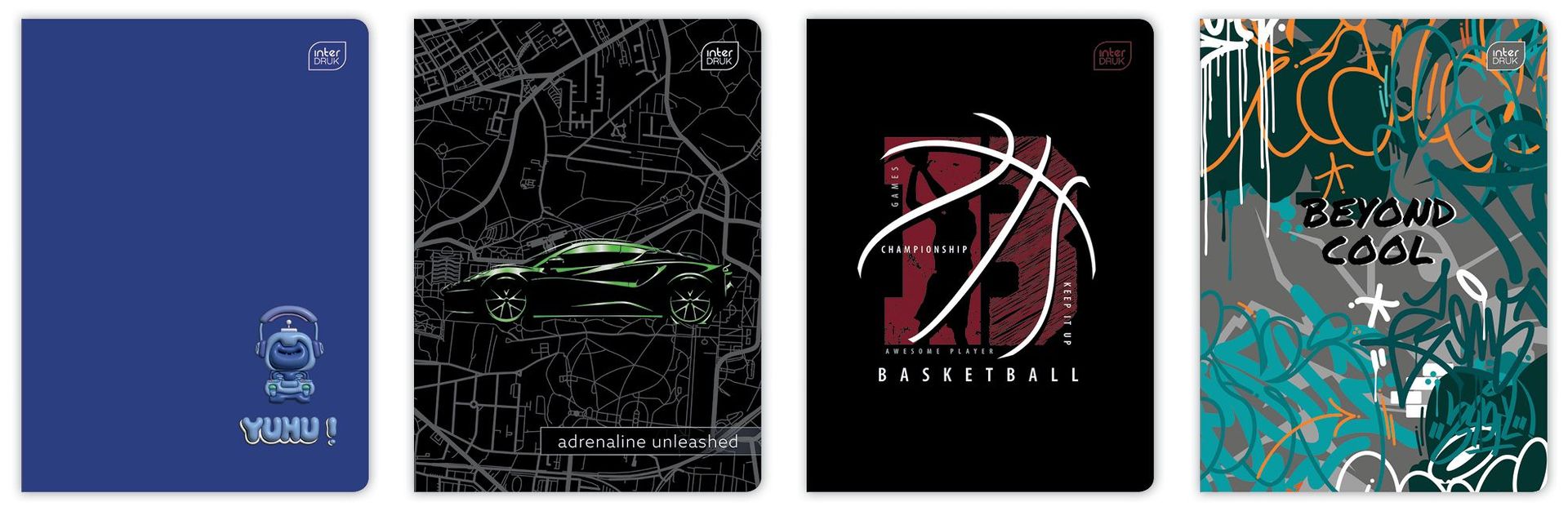 Interdruk Zeszyt w kratkę. A5 32k 70g. Boys