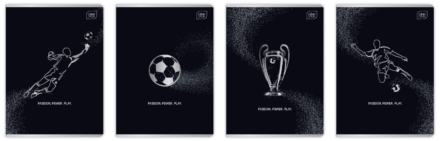 Zeszyt w kratkę. A5 60k M 70g. Metallic Sport