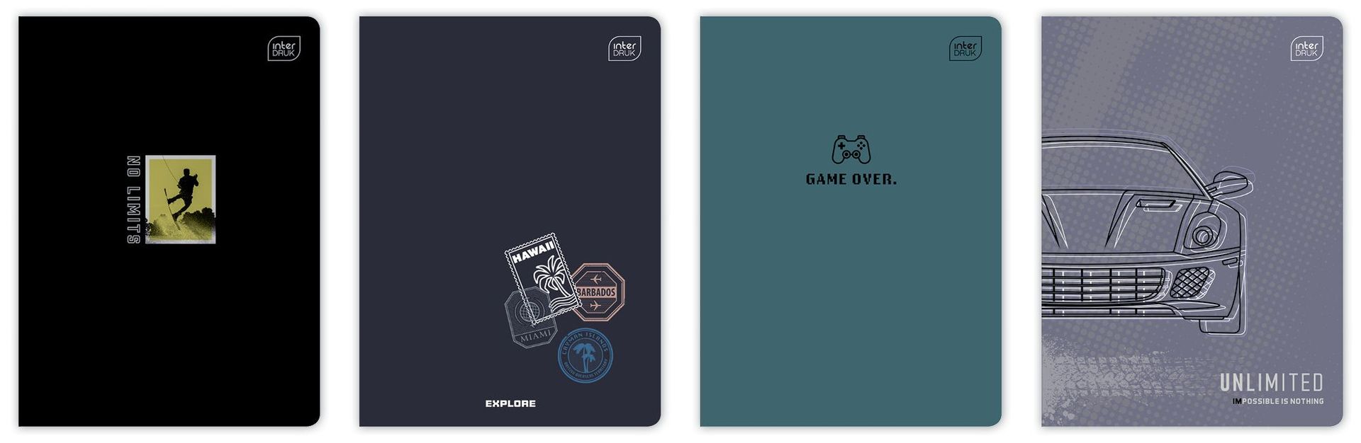 Zeszyt w linię. A5 60k M 70g Uv. Boys