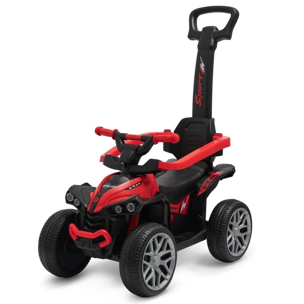 Jeździk z rączką Mega czerwony Baby Mix