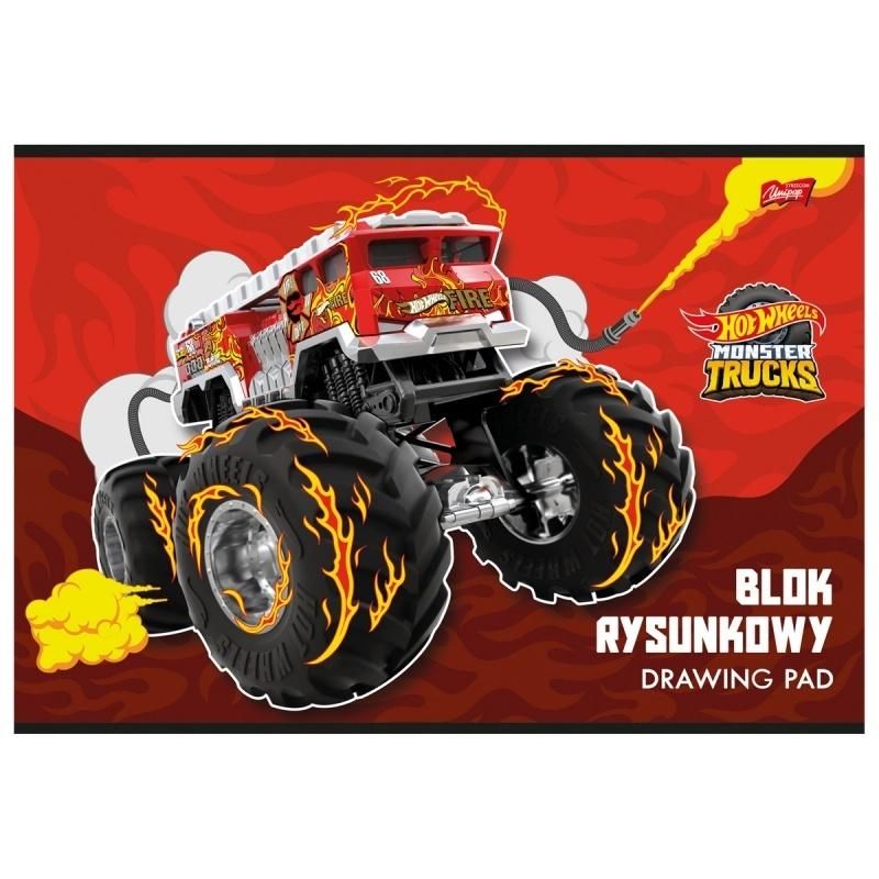 Unipap Blok rysunkowy A420k 80 g/m2 Hot Wheels (10szt) - artykuł papierniczy
