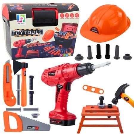 Zestaw majsterkowicza na baterie 55el Leantoys - zabawka