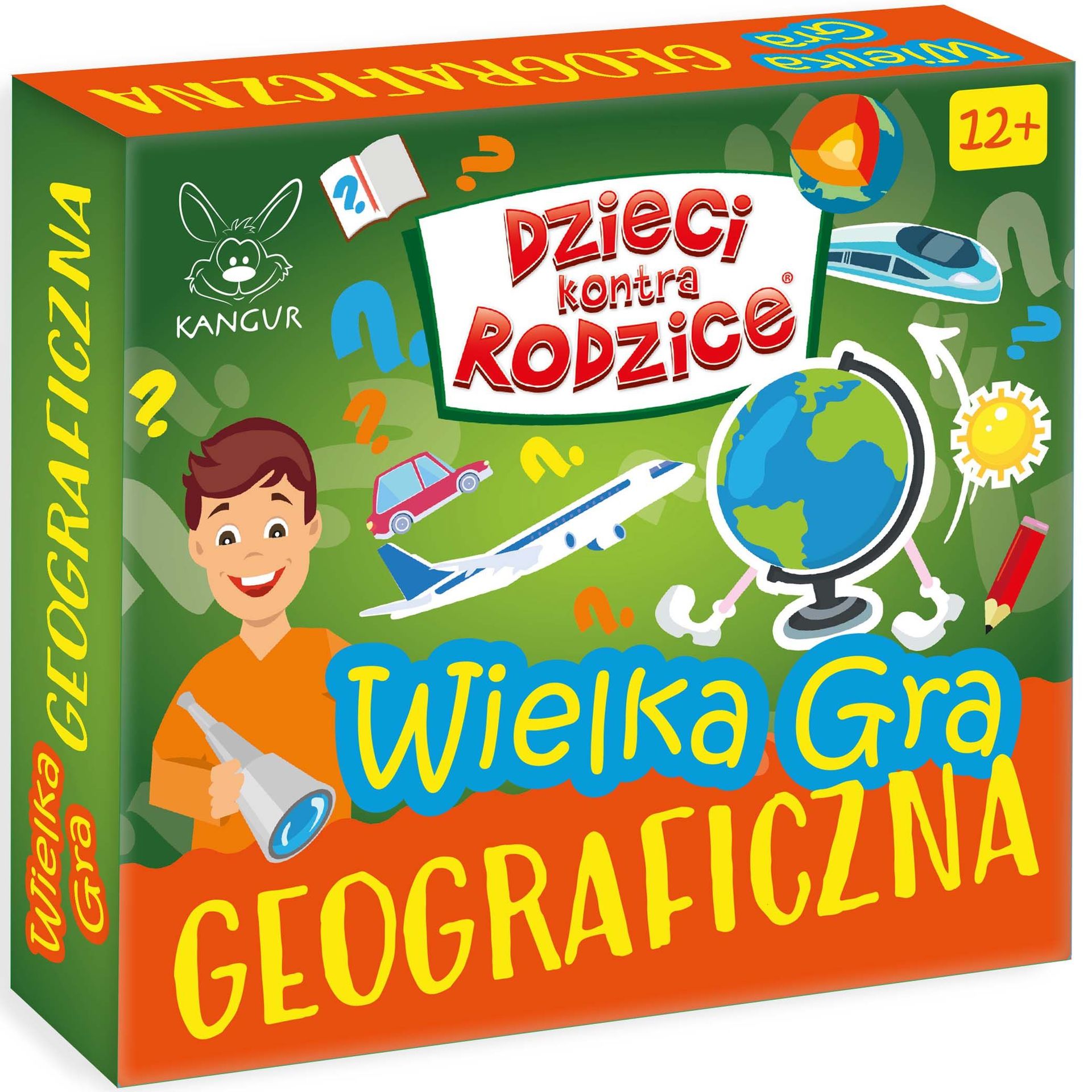 Dzieci kontra Rodzice. Wielka Gra Geograficzna - gra planszowa