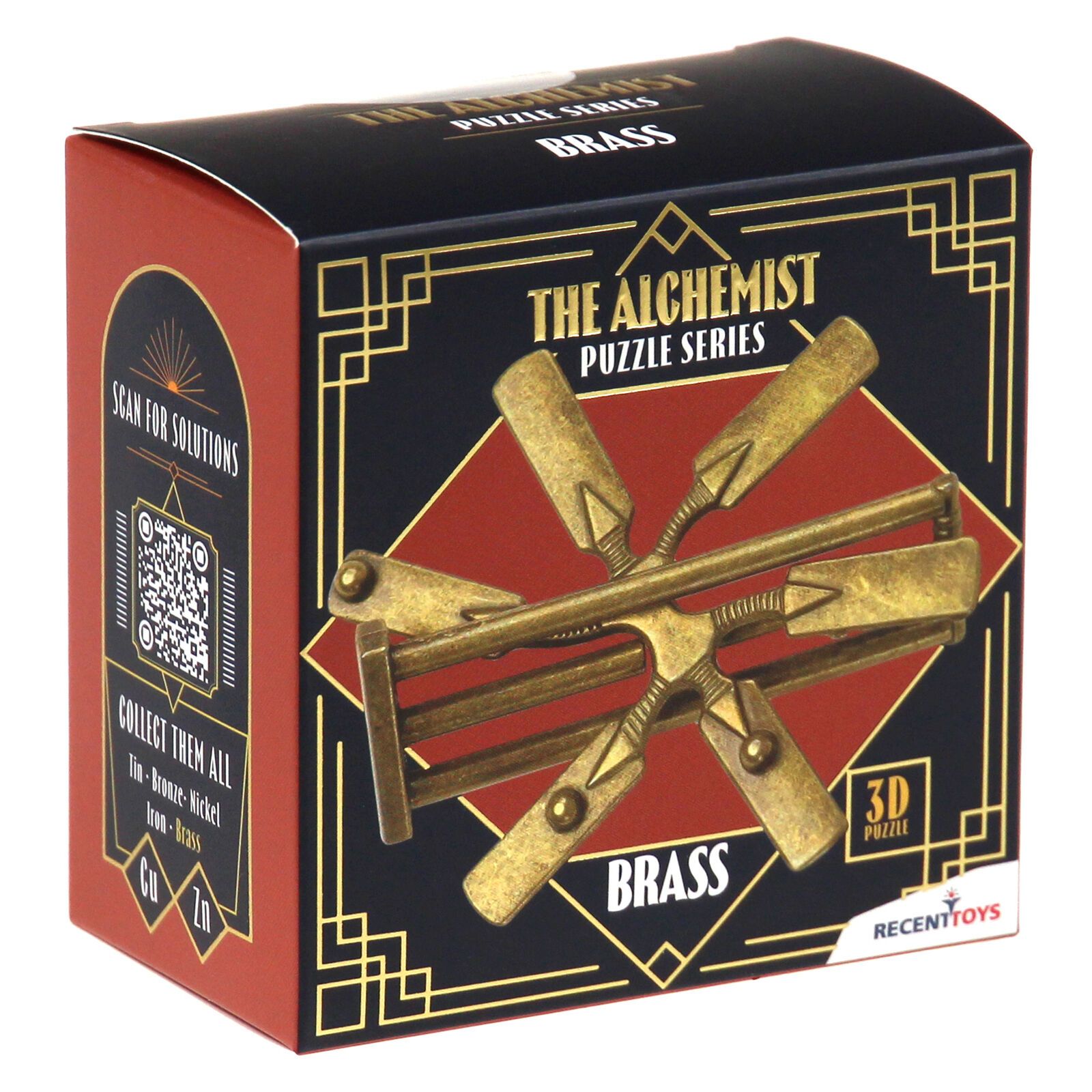 The Alchemist Puzzles: Brass łamigłówka Recent Toy Recent Toys - gra
