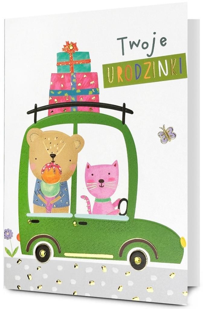 Karnet Urodziny - artykuł papierniczy