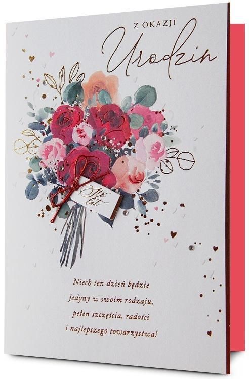 Karnet Urodziny - artykuł papierniczy