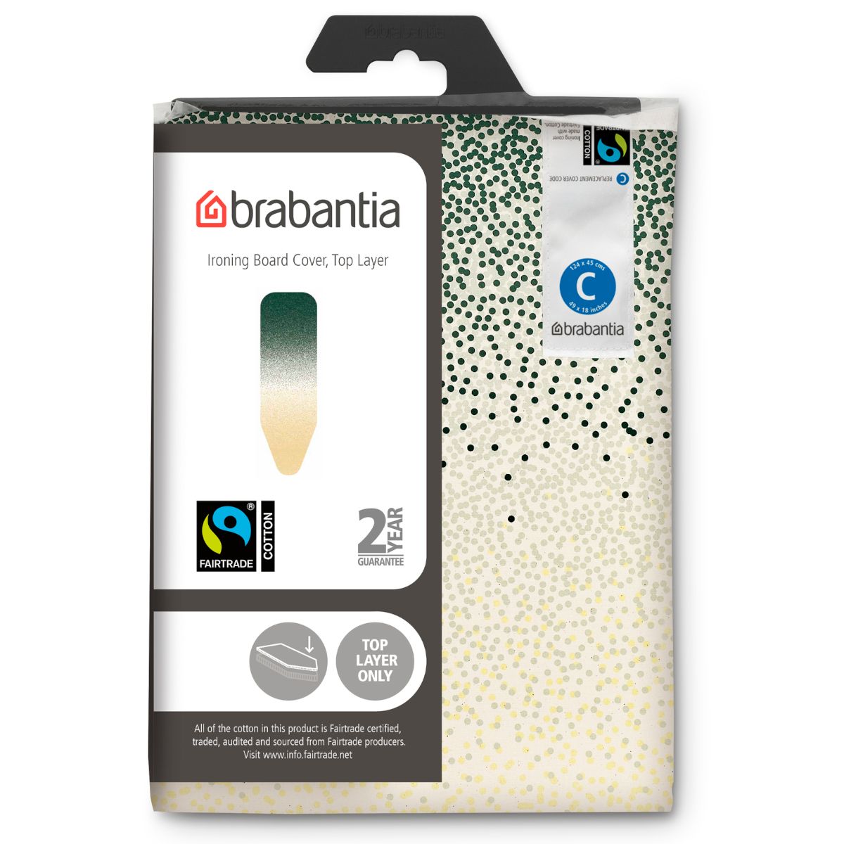 Brabantia Pokrowiec na deskę C 124x45cm New Dawn Fairtrade 242267