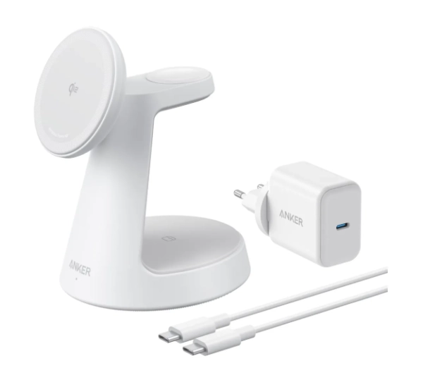 Anker 3w1 MagGo Pad Biały