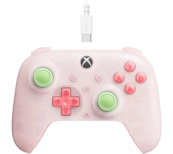 8BitDo Ultimate Mini Wired Controller do Xbox, PC Przewodowy Różowy