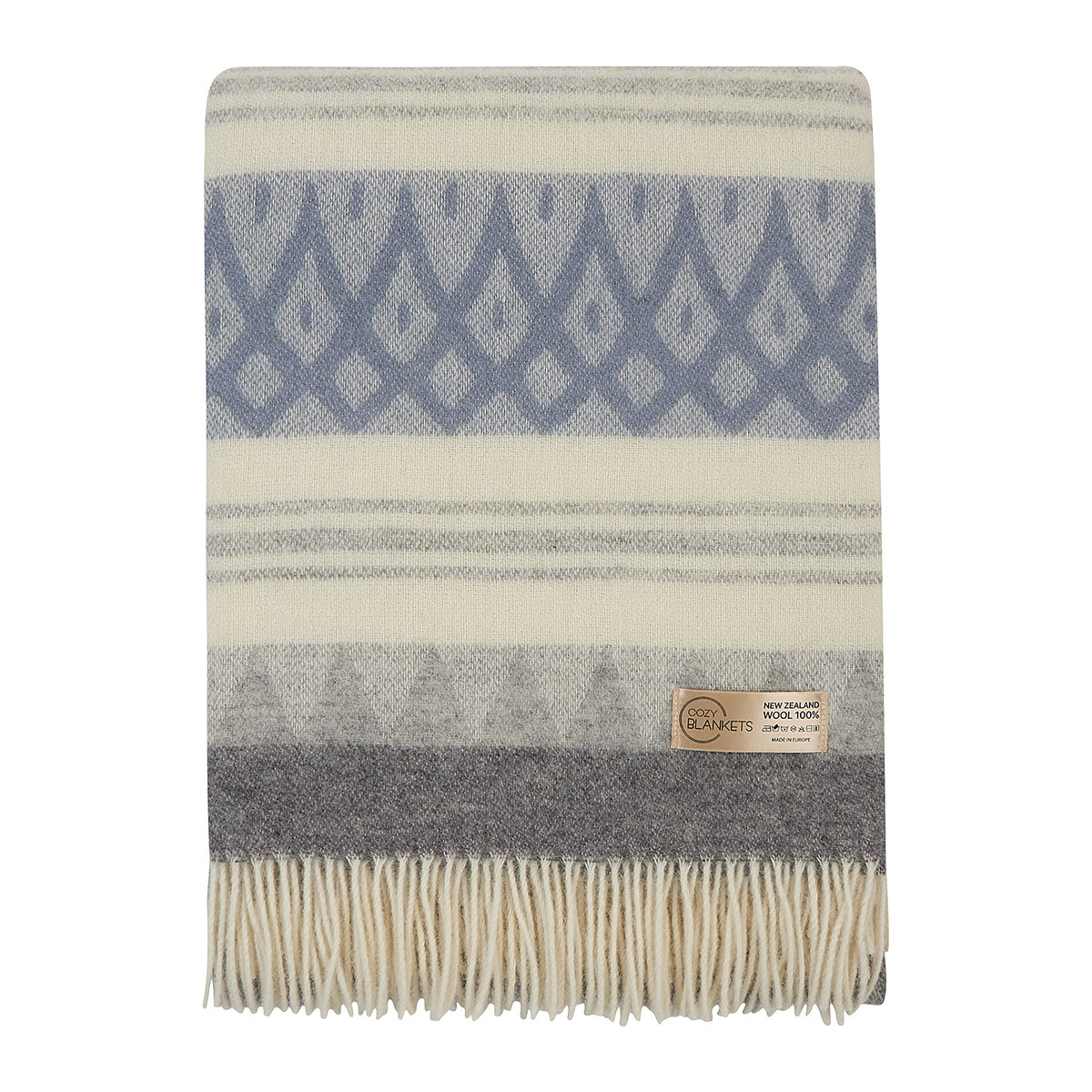 KOC WEŁNIANY cieply miękki 100% wełna pled koce 140x200 Cozy Blankets