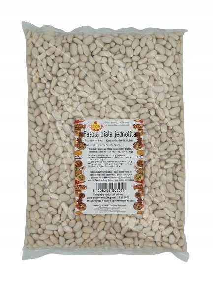 Fasola BIAŁA jednolita 1 kg drobna 1000g