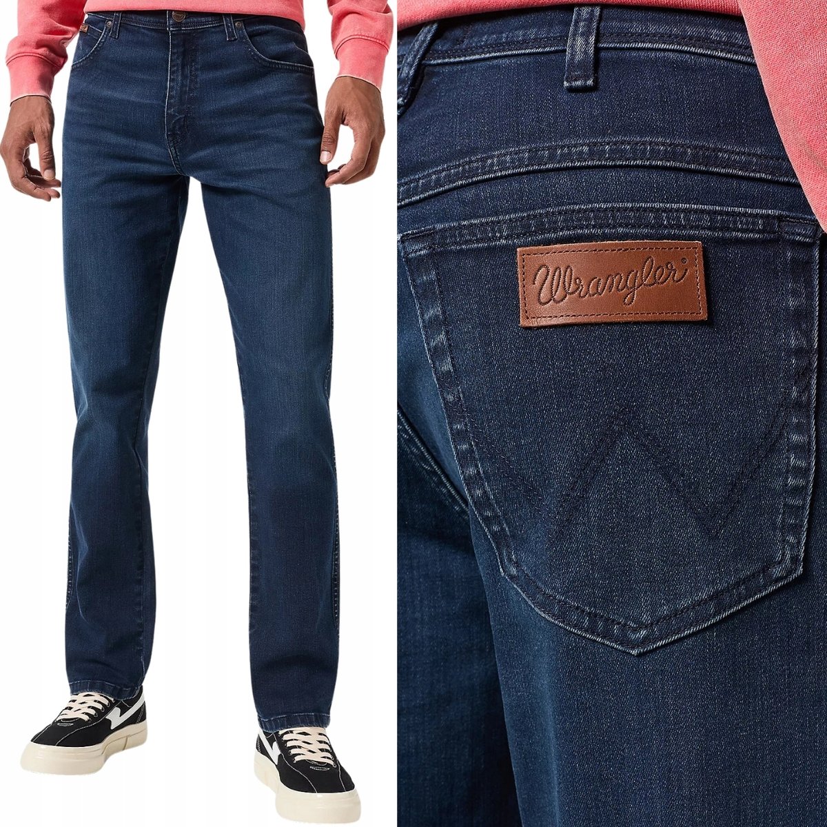 Wrangler TEXAS SLIM Wild Horse FREE TO STRETCH spodnie jeansowe W30 L30