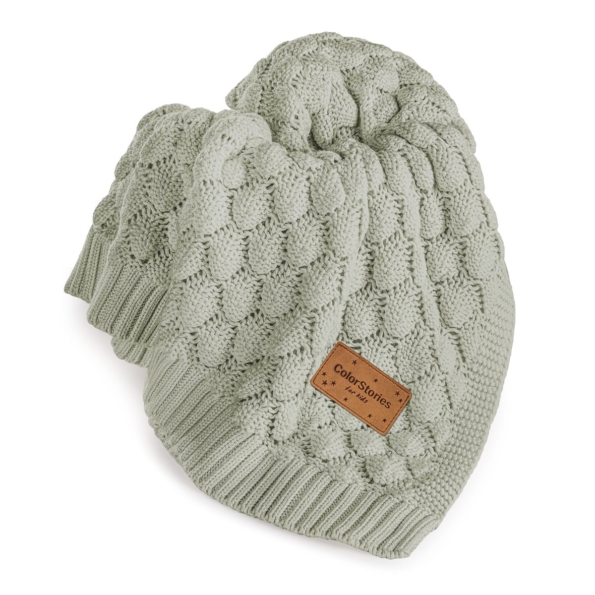 ColorStories Kocyk Bambusowy Fema Oliwkowy