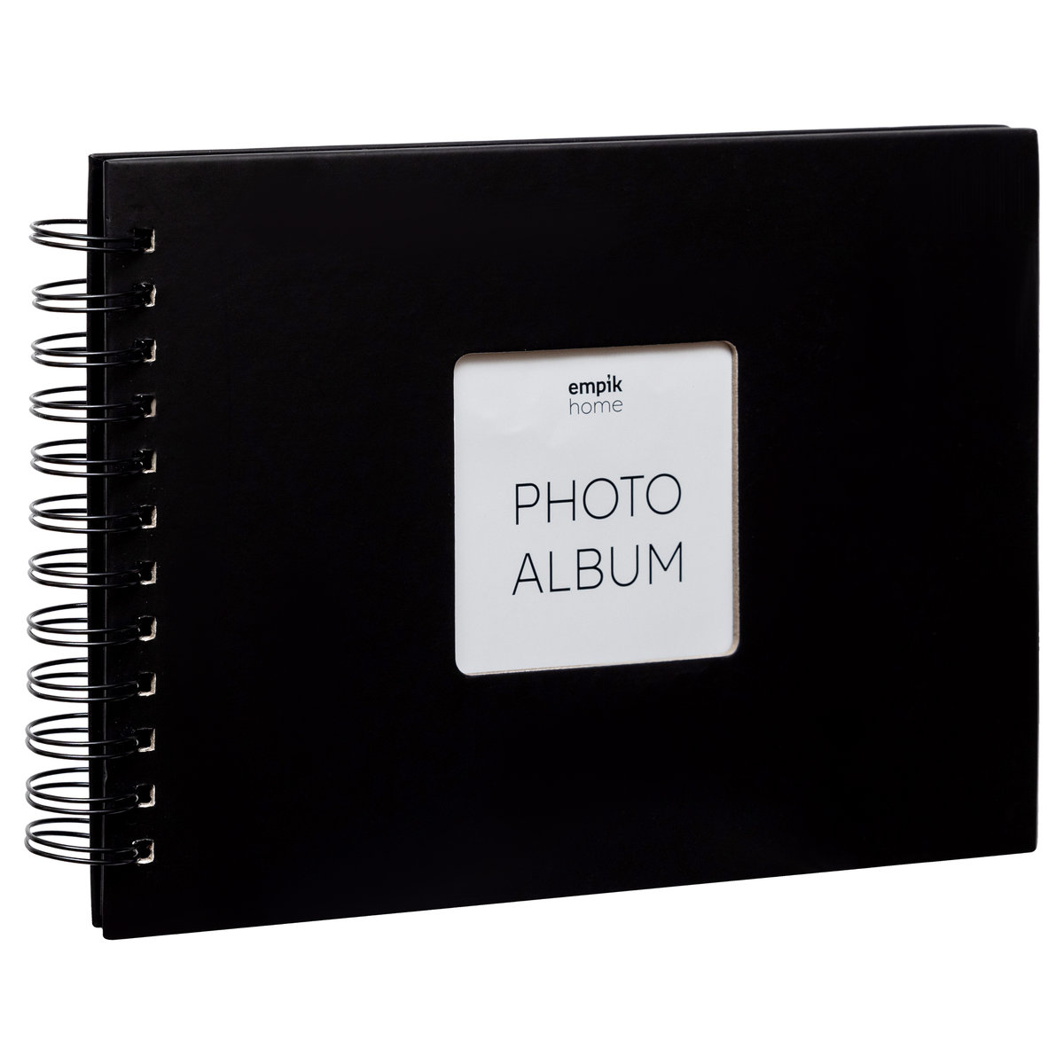 EMPIK HOME –Album fotograficzny wyklejany z okienkiem, czarny, na 50 zdjęć 10x15 cm