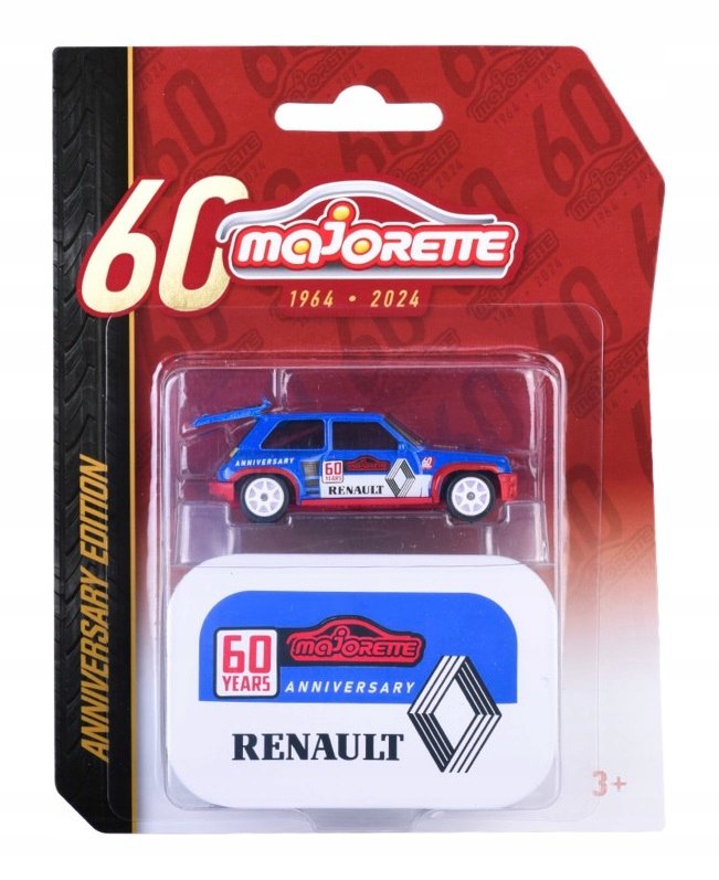 MAJORETTE DELUXE CARS 60-LECIE RENAULT 5 TURBO 1:64 NOWY METALOWY MODEL