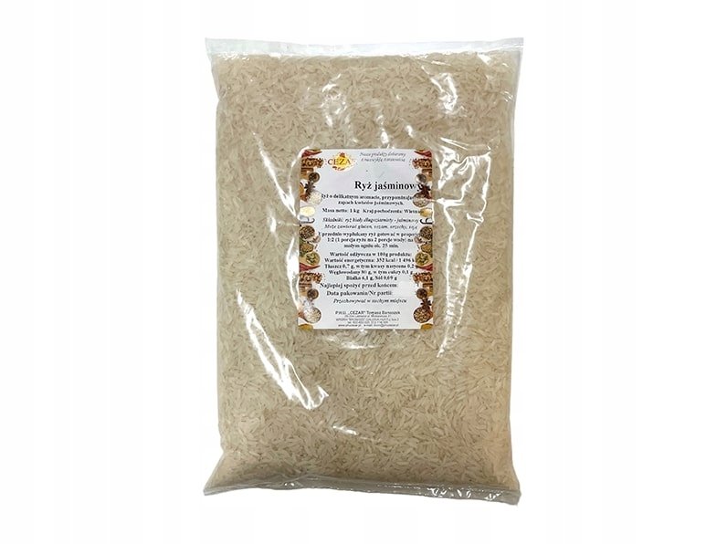 RYŻ JAŚMINOWY 1kg PREMIUM NATURALNY BIAŁY