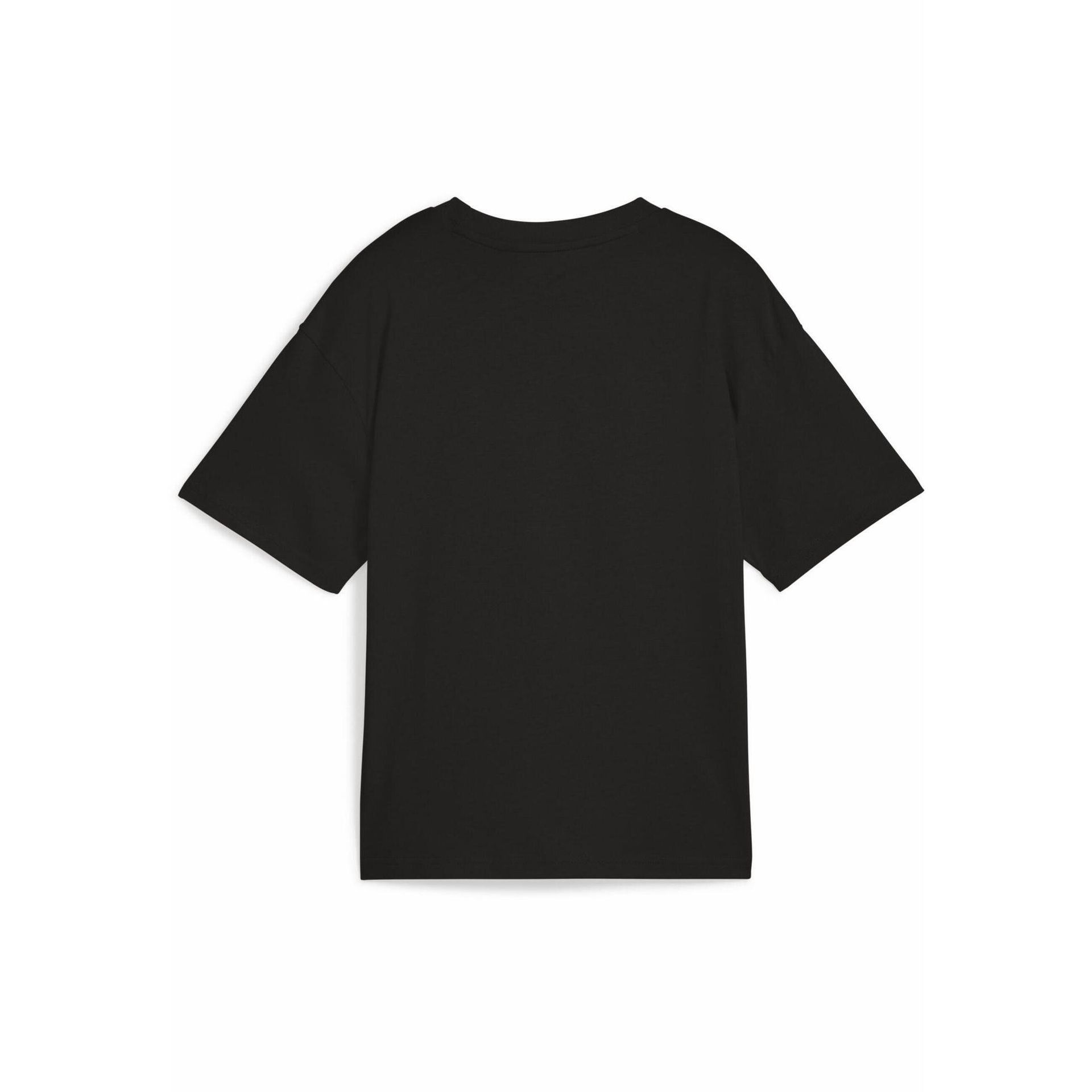 Młodzieżowa koszulka Essentials Boxy PUMA Black