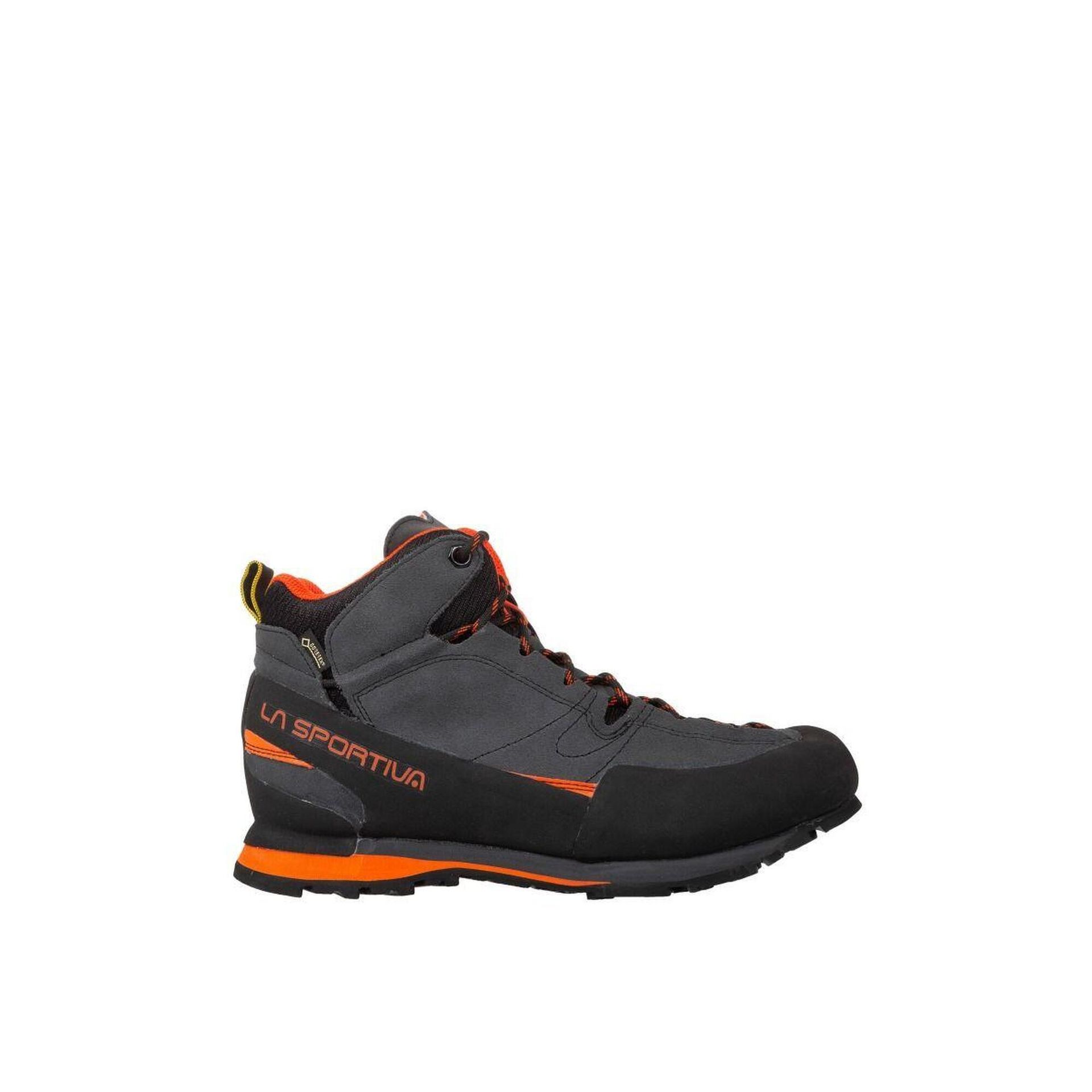 Buty trekkingowe męskie La Sportiva Boulder X Mid szaro-pomarańczowe 17E900304