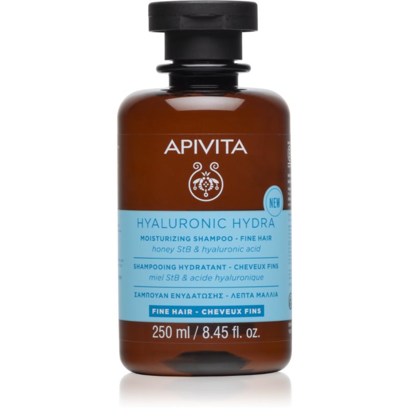 Apivita Hyaluronic Hydra Fine Hair Moisturizing Shampoo szampon nawilżający do włosów delikatnych 250 ml