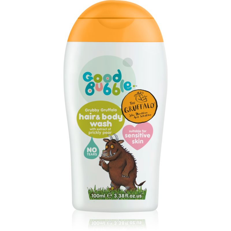 Good Bubble Gruffalo Hair and Body Wash emulsja do mycia i szampon do skóry wrażliwej i skłonnej do wyprysków dla dzieci od urodzenia 100 ml