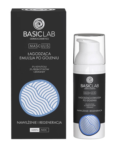 BasicLab Masculis Łagodząca Emulsja po Goleniu dla Mężczyzn 50ml