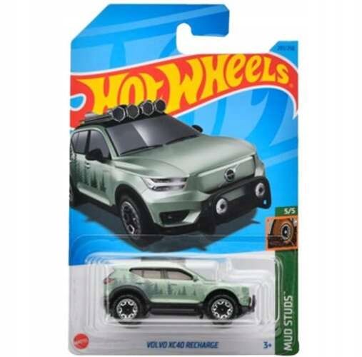 Hot Wheels Volvo Xc40 Recharge Mud Studs Samochodzik Autko Resorak Mattel